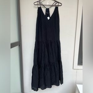 Banana Republic Tiered Waistless Midi Dress NWT